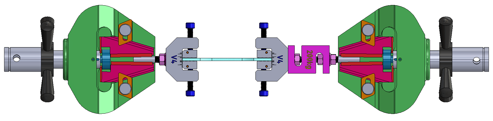 A0013571-夹持用于 ASTM638 或 ISO527 试样 (V4)