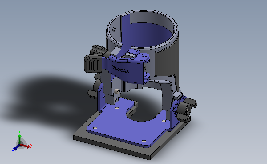 倾斜底座 Solidworks 2021 模型图纸下载 懒石网