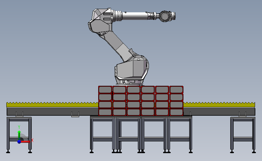 机械人自动化卸料平台设计