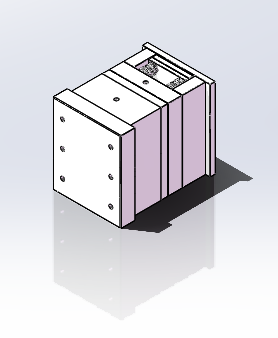 灯具主体模具设计 俯视图