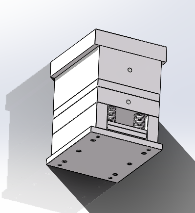 灯具主体模具设计 仰视图