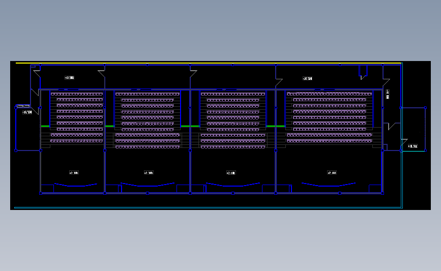 电影院布局布置整体cad