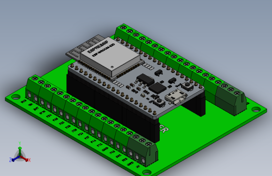 A0013699-ESP32 38针 25.4mm 扩展端子板