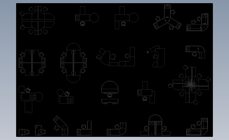 家居布置等cad