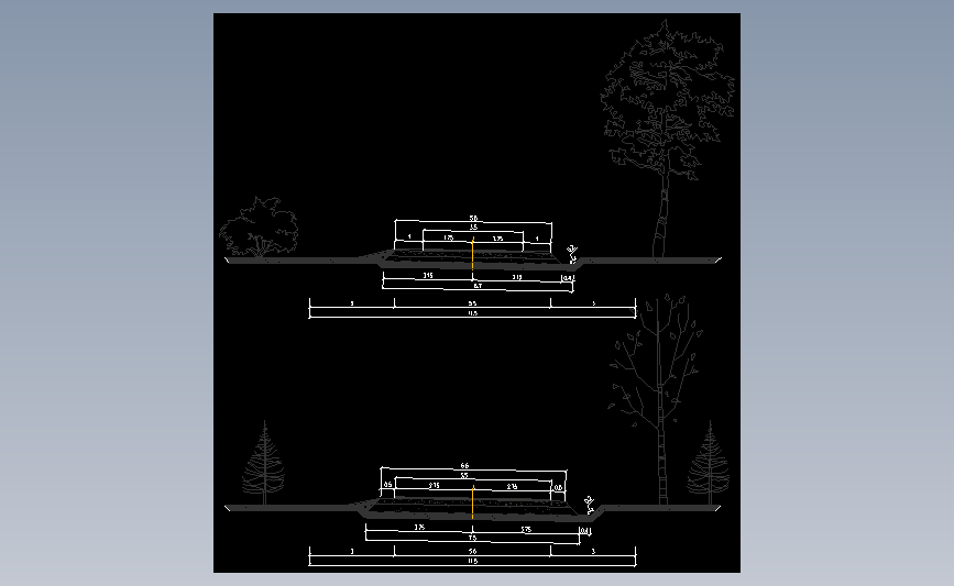 街道模型cad