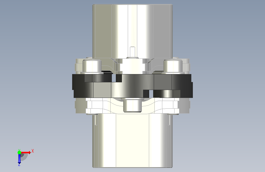 柔性联轴器SGFlex-3DF-120 d48 俯视图