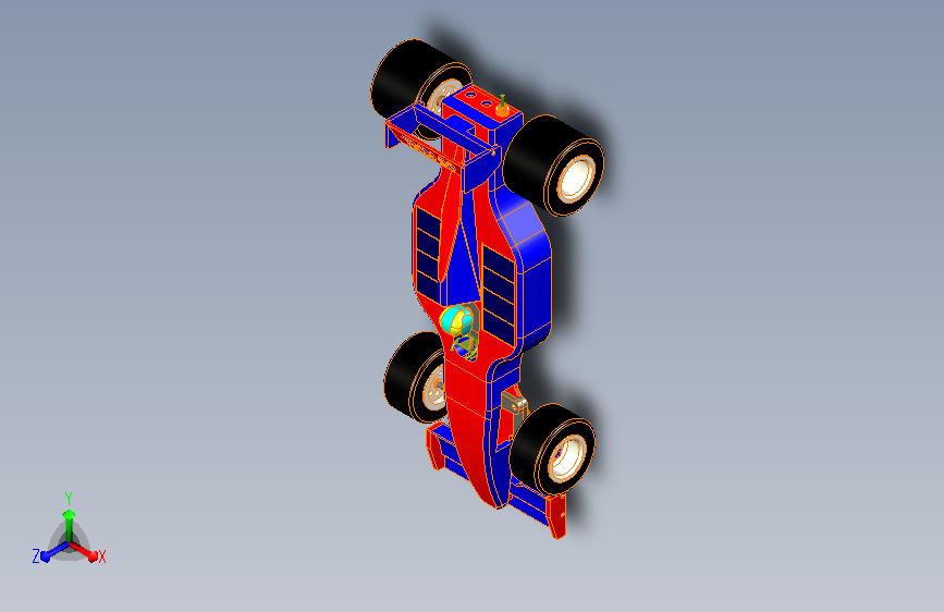 A0013836-一级方程式赛车 主视图