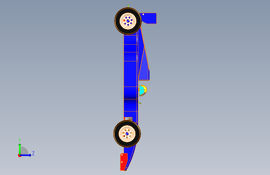 A0013836-一级方程式赛车 左侧视图