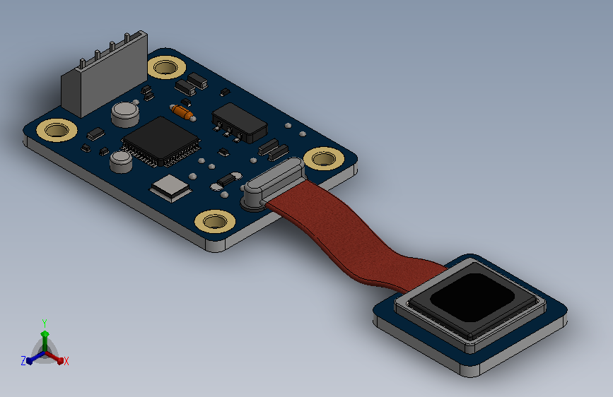 A3008712-用于Arduino和Raspberry pi的指纹扫描仪模块 主视图