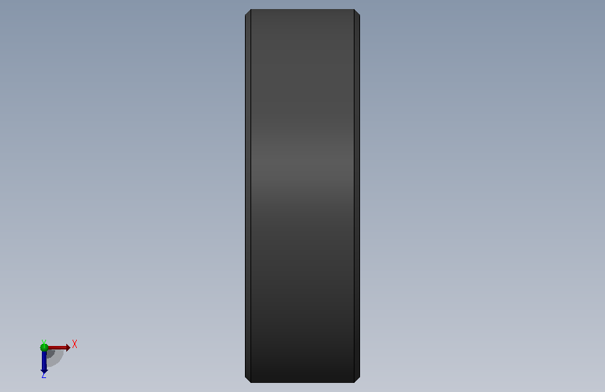 A1004818-6000ZZ 10mm x 26mm x 8mm 双屏蔽轴承 俯视图
