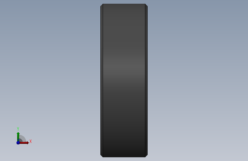 A1004818-6000ZZ 10mm x 26mm x 8mm 双屏蔽轴承 正面视图