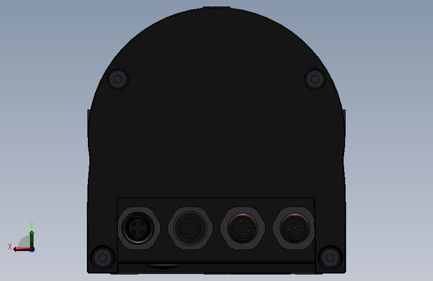 A3008871-Sick LMS151-10100(激光雷达) 背面视图