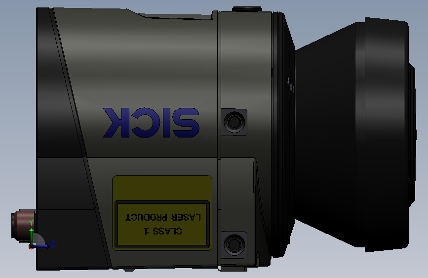 A3008871-Sick LMS151-10100(激光雷达) 左侧视图