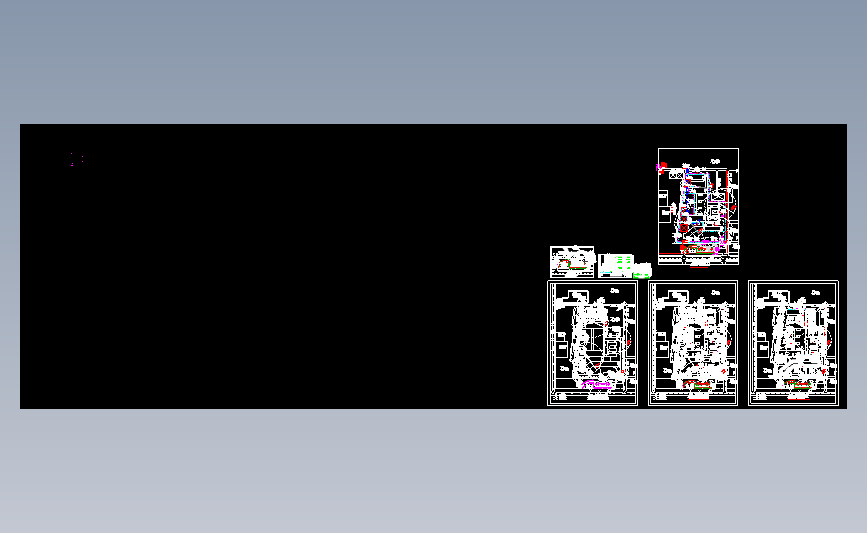 5-[江西]综合楼施工现场平面布置图(CAD4张)