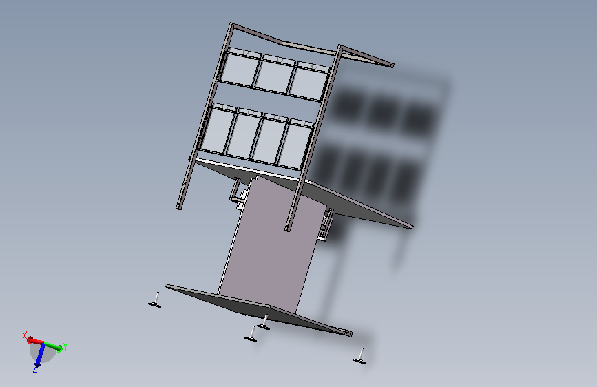 QC工作桌sw