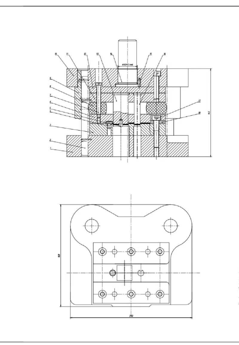 12-六角形隔离罩生产模具(整套)