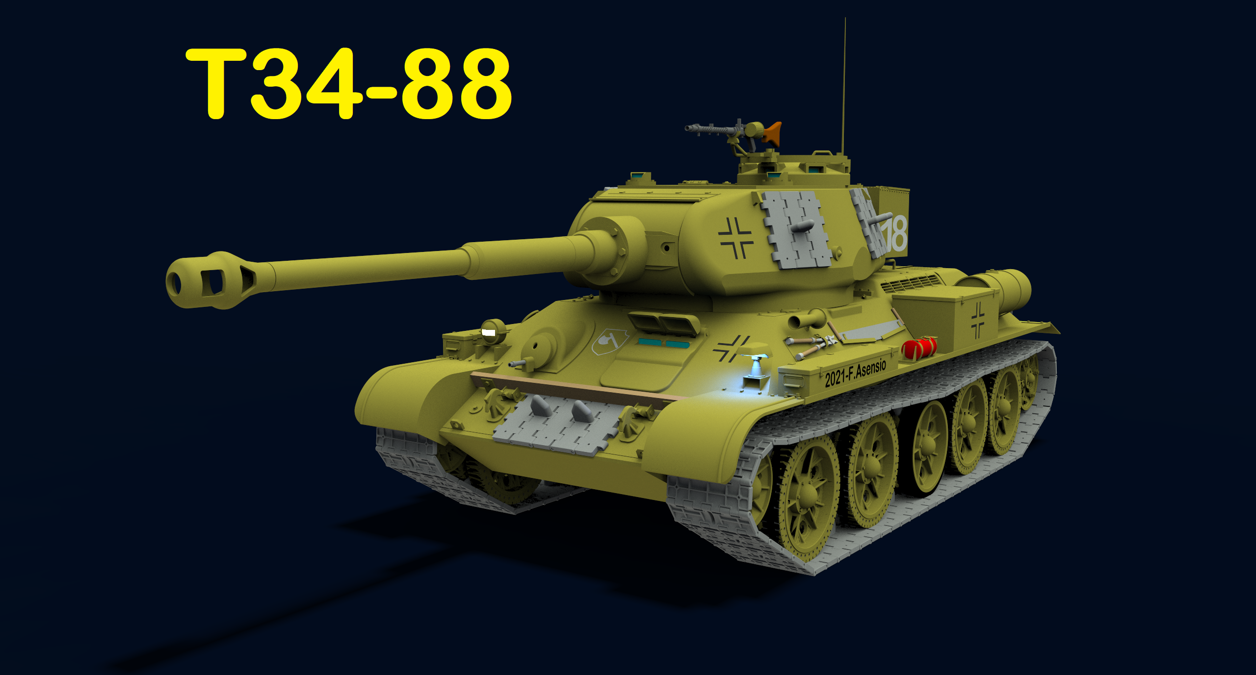 T34-88坦克– 懒石网