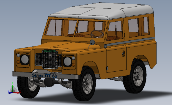 路虎SUVJEEP1985年SolidWorks