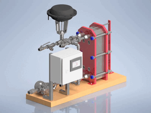 板式换热器和PLC自动加热系统