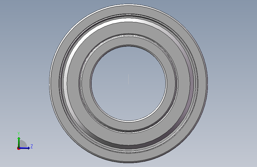 怡合达轴承BAY6002ZZ 左侧视图