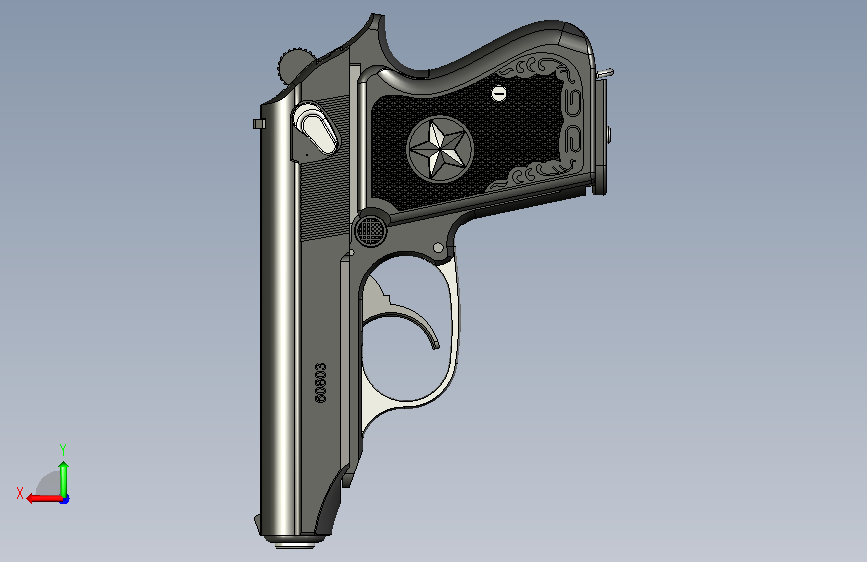 TYPE-64式手枪模型 双动结构
