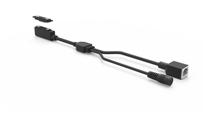 20Pin 磁吸接RJ45 DC连接器