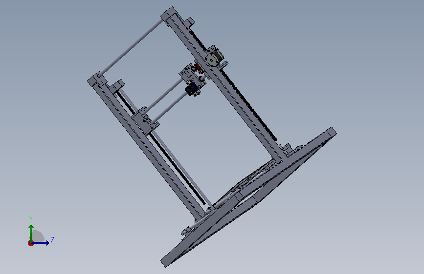 A1005434-DIY 3D打印机 左侧视图