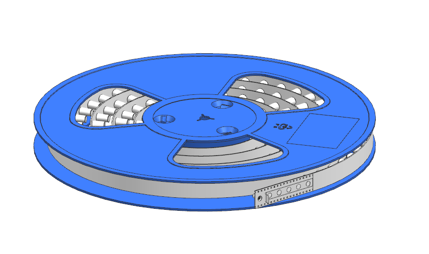 连接器编带造型