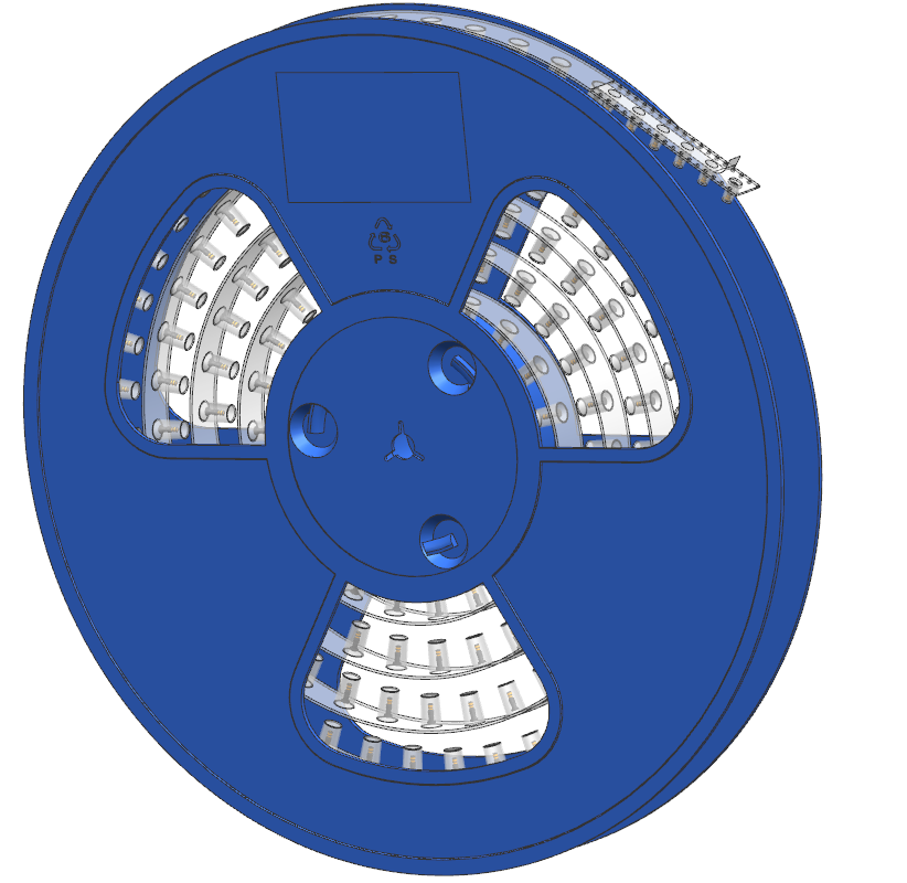 连接器编带造型