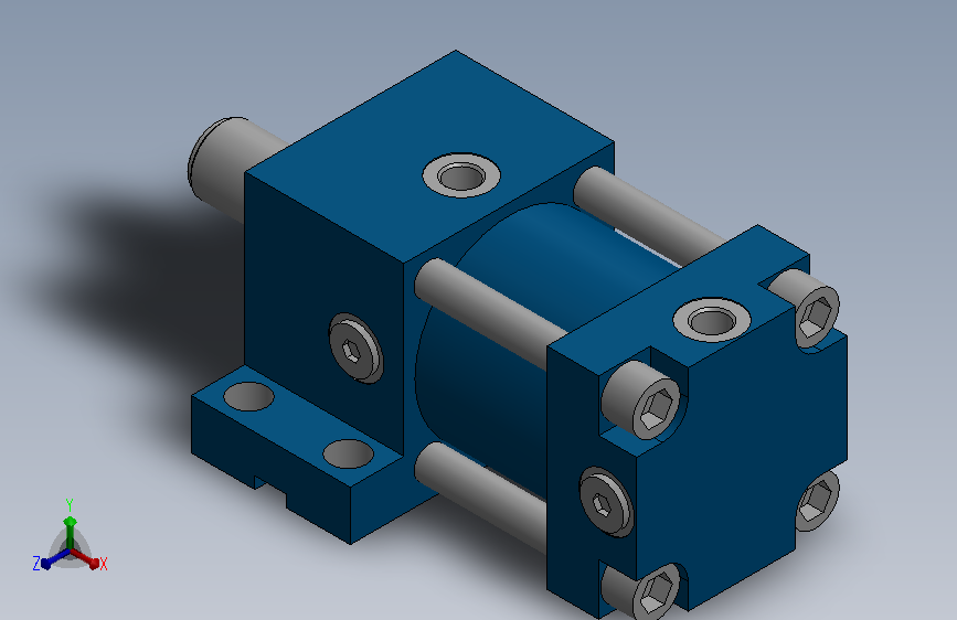A0014345-Tie Rod Cylinder To CNOMO - Rexroth - BOSCH - Sigle Rod Cylinder. - 范围 HVBS , 08. - 活塞直径 D=80 mm. - 活塞杆直径 d=45 mm. - 行程长度 (F3) L=63 mm