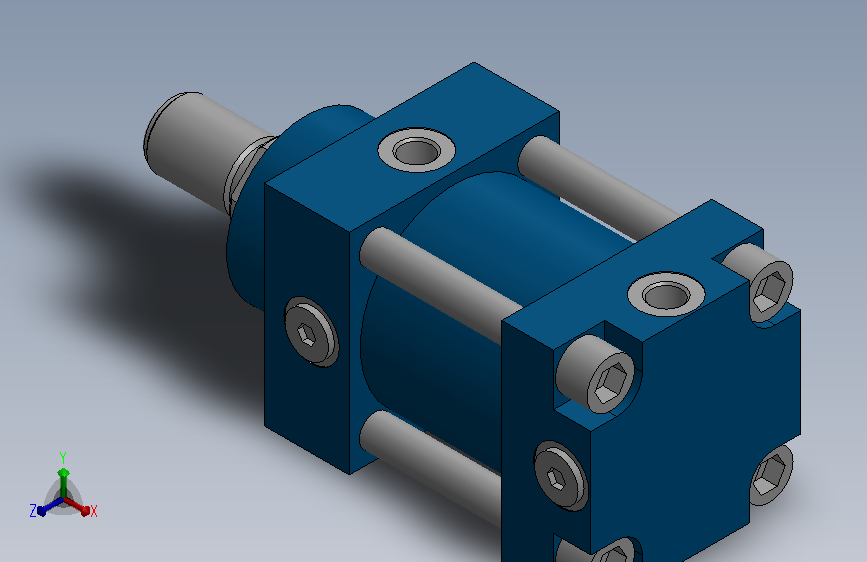 A0014348-Tie Rod Cylinder To CNOMO - Rexroth - BOSCH - Sigle Rod Cylinder. - 范围 HVBS , 08. - 活塞直径 D=80 mm. - 活塞杆直径 d=45 mm. - 行程长度 (F1) L=63 mm