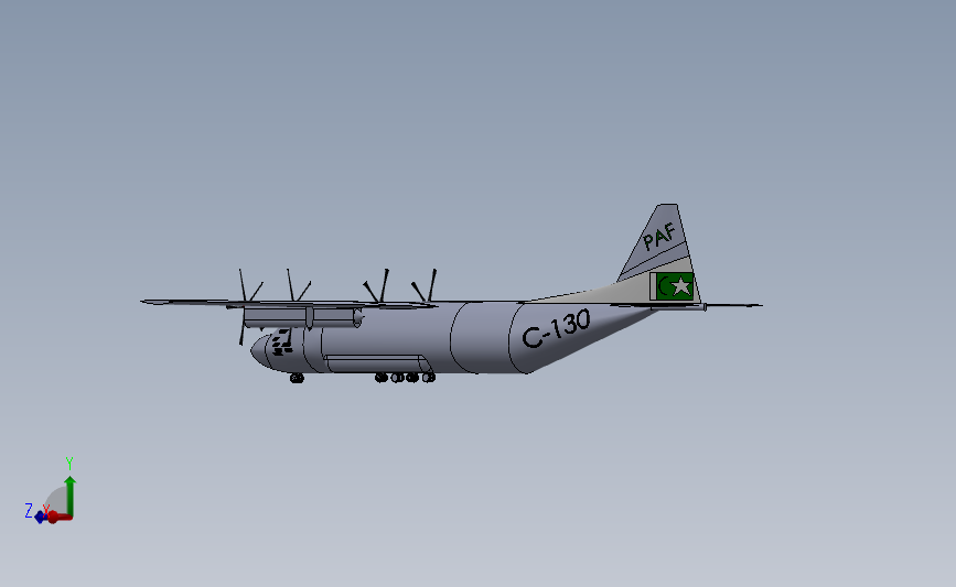 C130大力神战术运输机