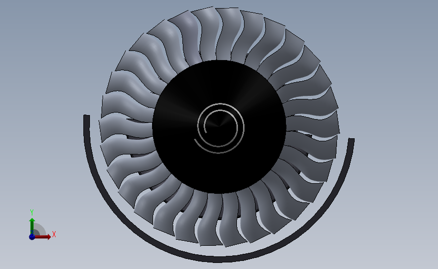 涡轮风扇发动机_SOLIDWORKS 2017_模型图纸下载 – 懒石网
