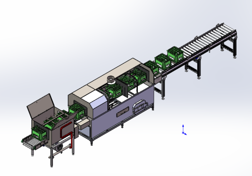 蔬菜框清洗生产线
