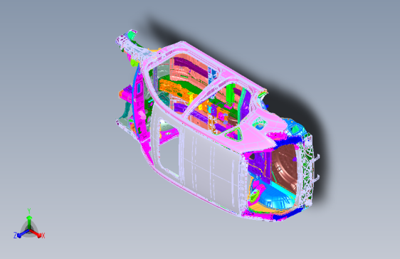 某suv车身的设计三维solidworks建模3D建模乘用车