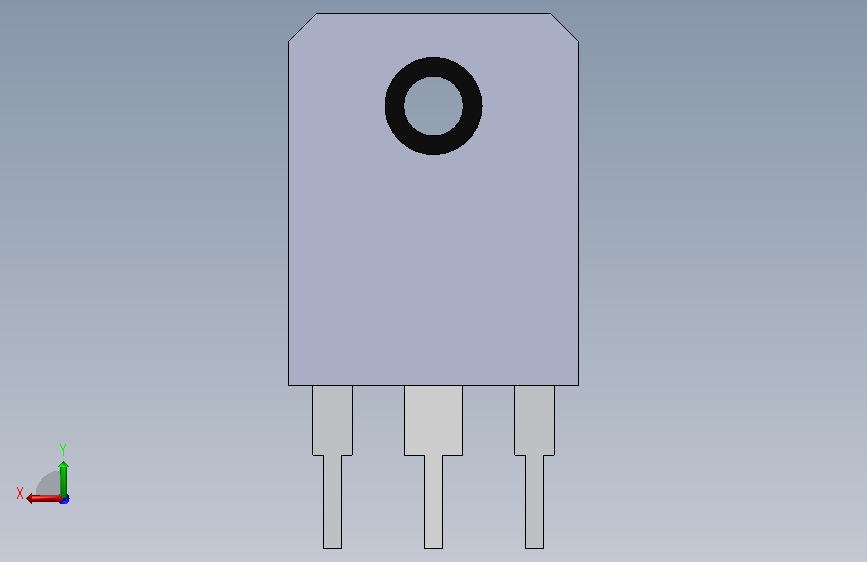 A0014608-2SK3878 _ K3878 N沟道MOSFET (TO-247 _ TO-3P) 背面视图