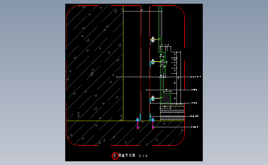 石材踢脚节点图8