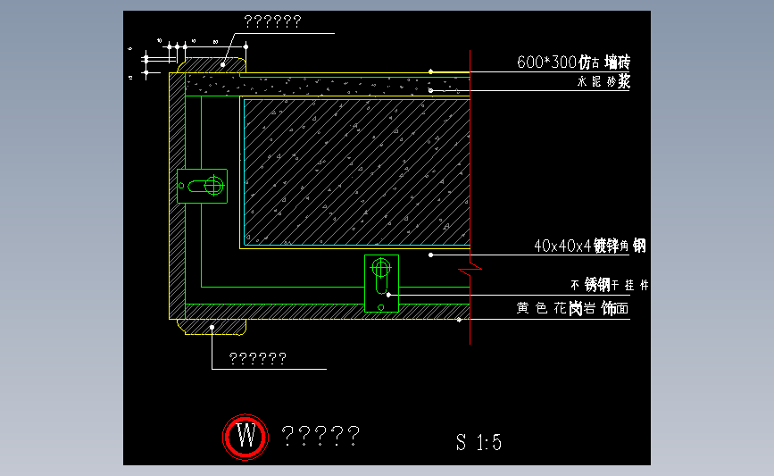 石材垭口节点图4