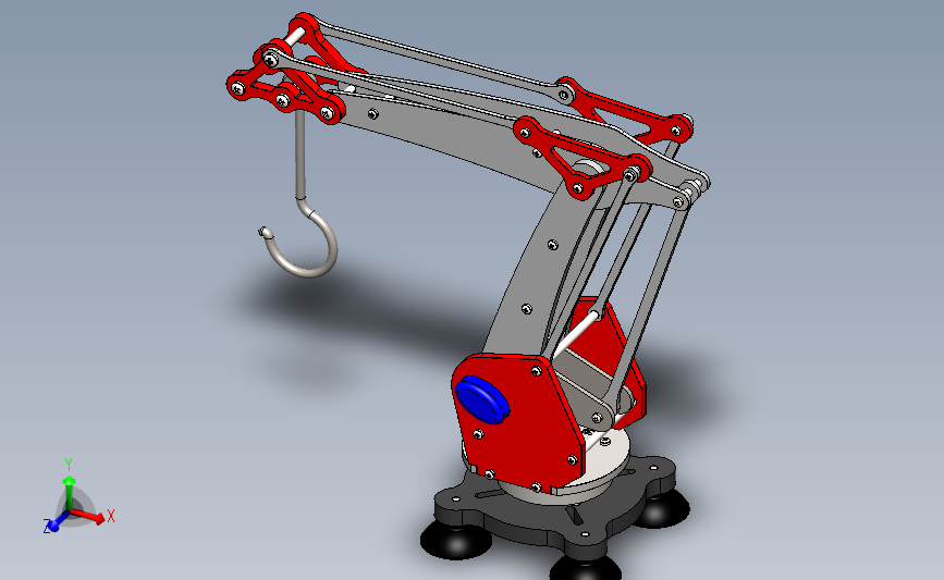 机械吊车solidworks