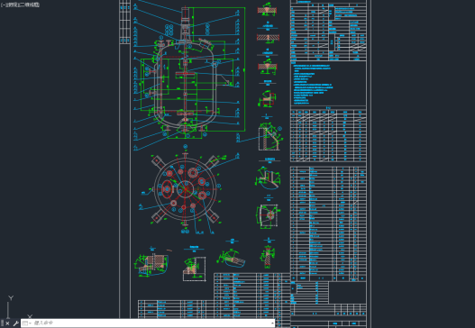 DN2600-25m3反应釜CAD总图=450718=25