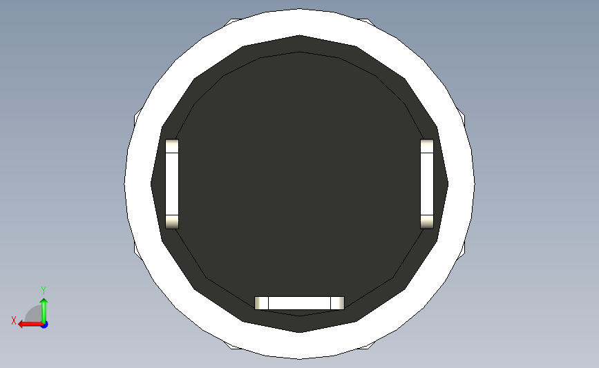 直流插头 背面视图