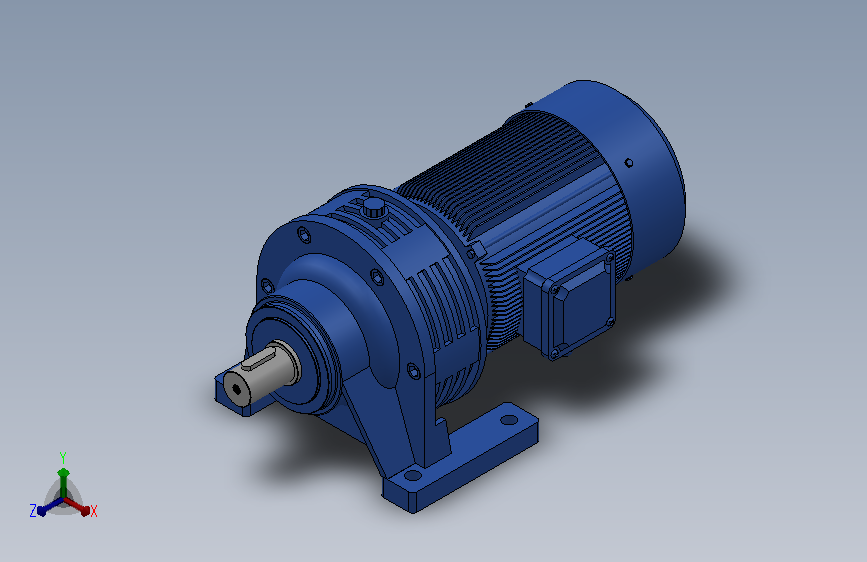 WB-WD型微型摆线针轮减速机[WB150-WD-1.1-43-B3]