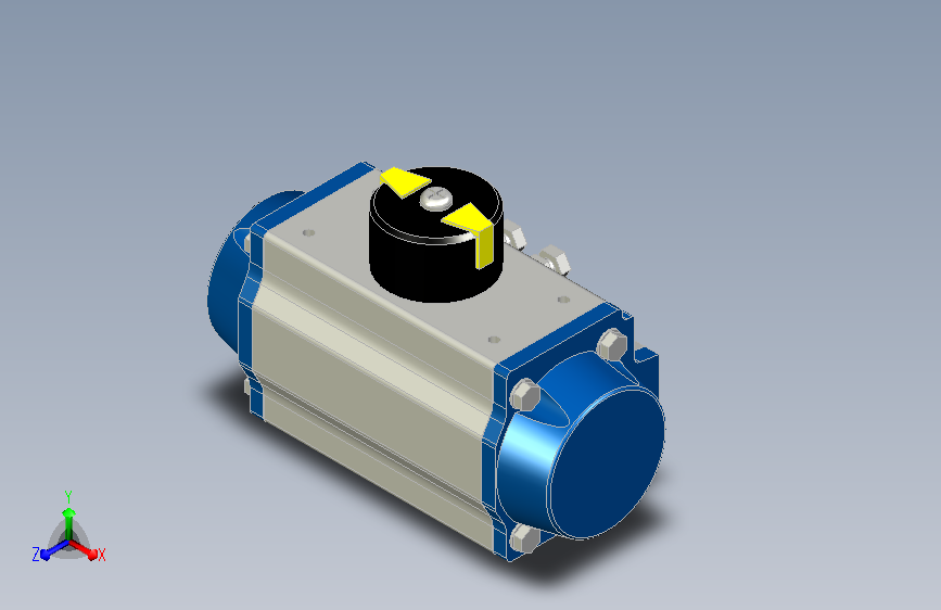 气动执行器50800 Pneumatic Vérin ALUMINIUM 至 克雷马耶勒 1-4 旅游 ( 90 )