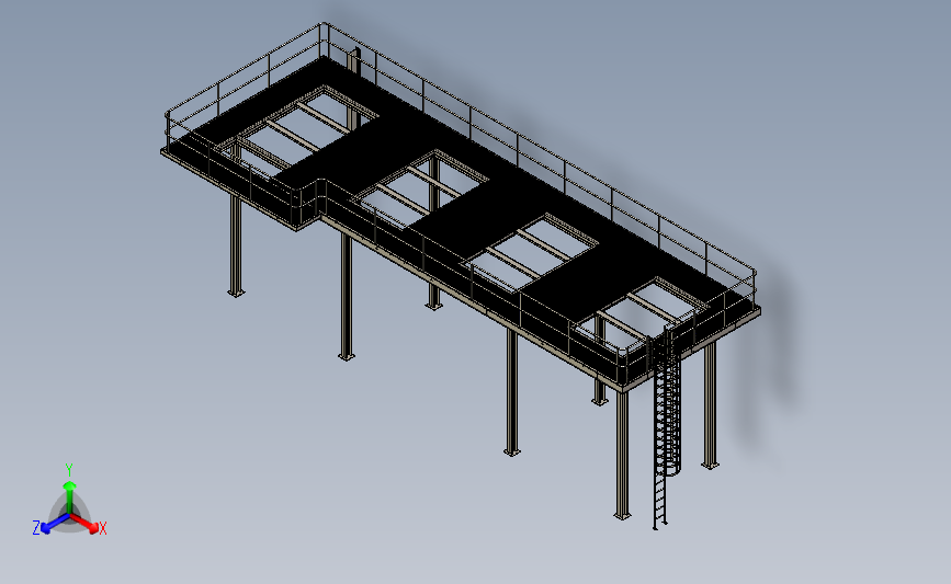 冷凝器支撑平台