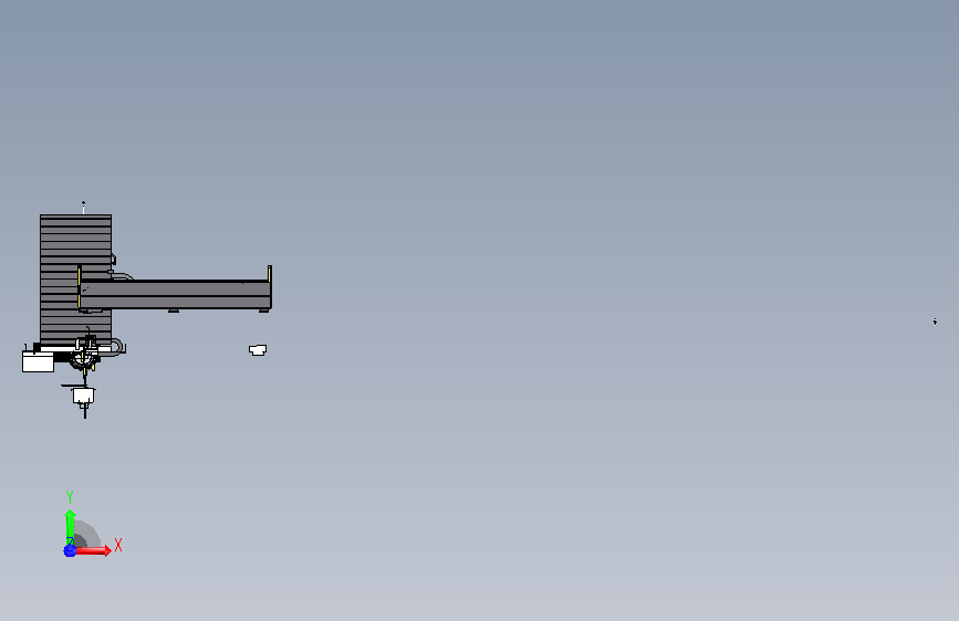 1325钻攻机-总装图3D数模图纸 Solidworks设计
