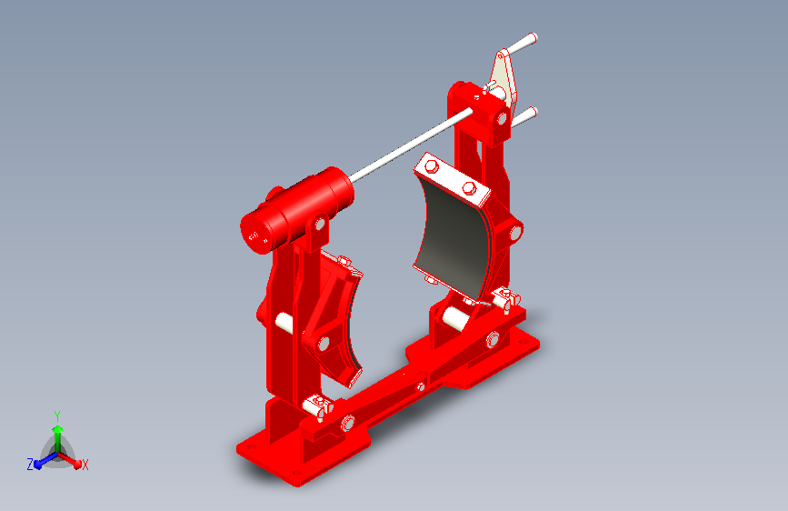 RYK系列脚踏液压鼓式制动器_RYK400A