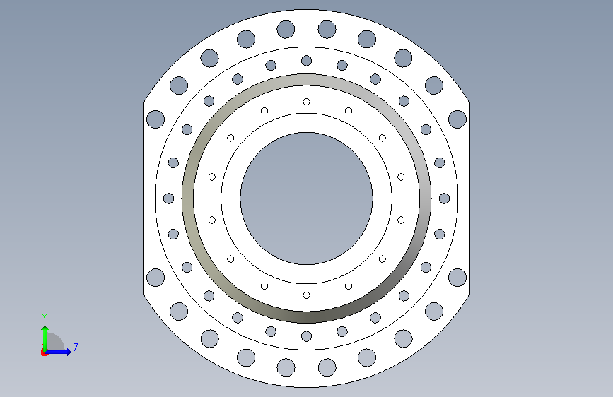 A0015087-卡特彼勒矿用卡车车架 左侧视图