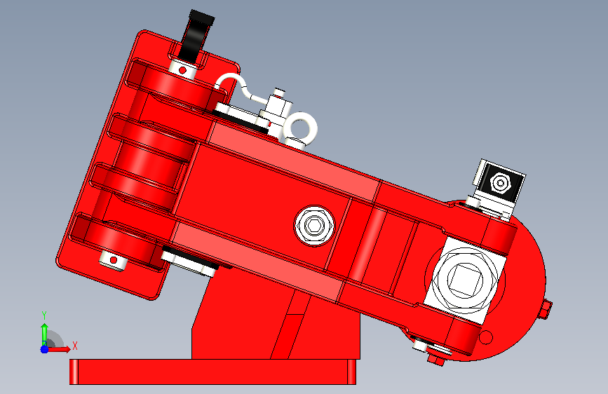 SBD-A安全制动器_SBD315-A-1000×25ⅠRLWLCL 正面视图