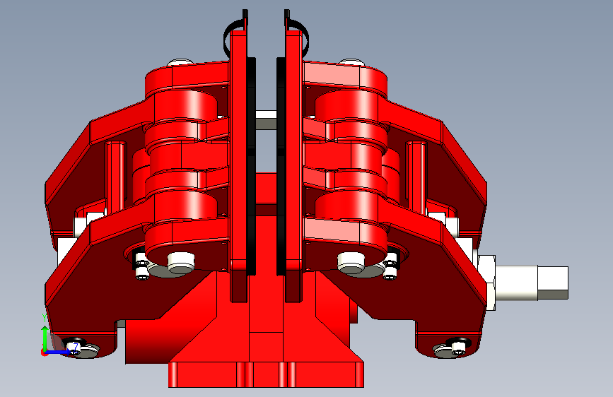 SBD-A安全制动器_SBD315-A-1000×25ⅠRLWLCL 左侧视图