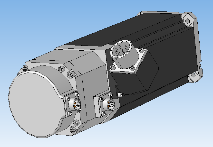 交流伺服电机带刹车HF-JP203B_B三菱
